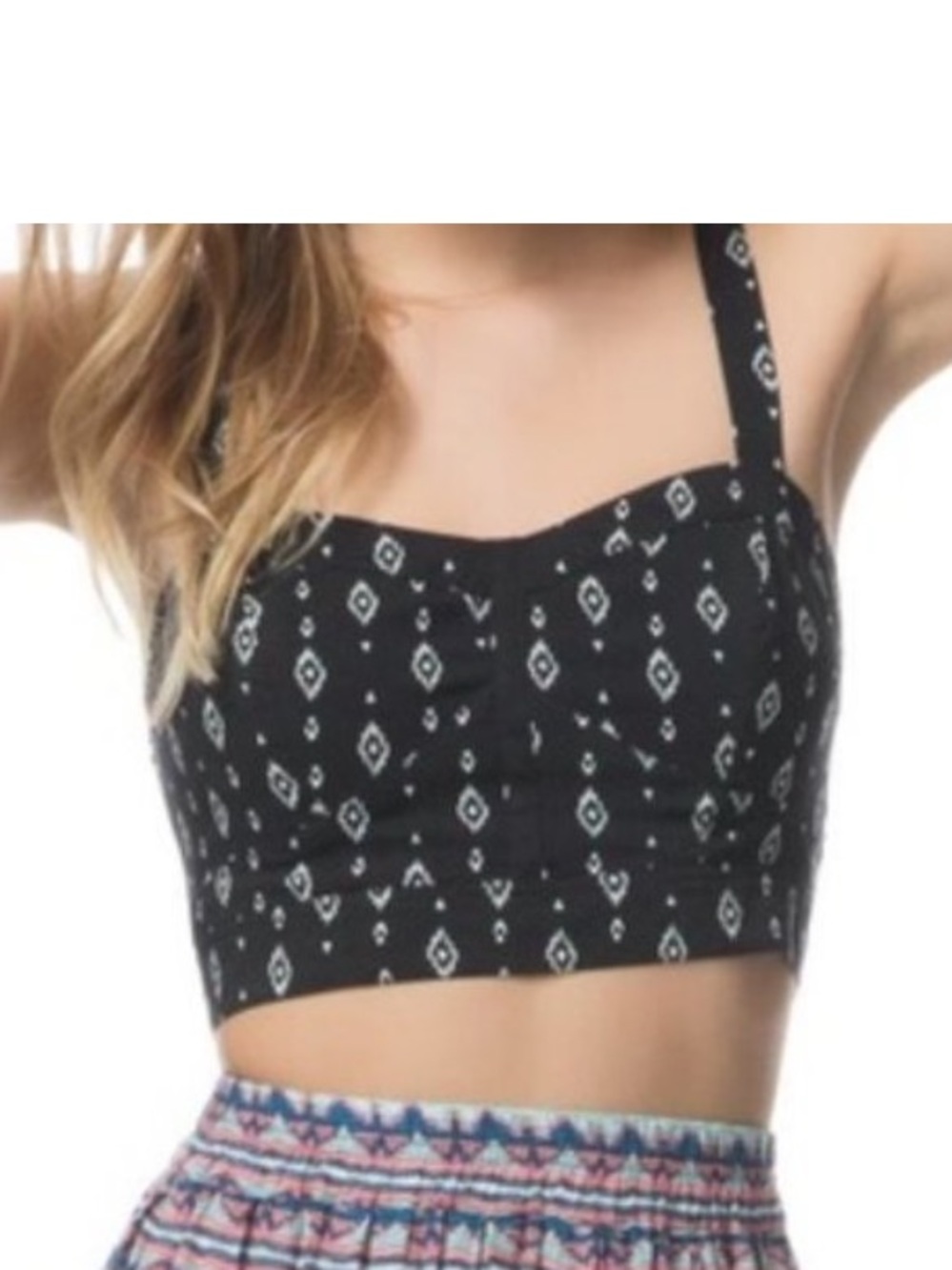 Lorimer NYC Aeropostale Aztec Print Bra Top